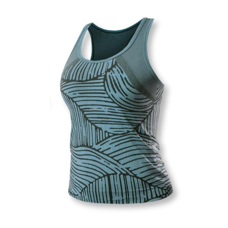 Maglia intima donna senza maniche Biotex Sprint - Azzurro