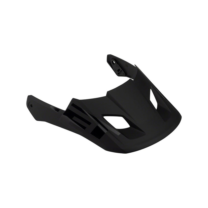 Met Parachute MCR Visor (Black Matte/Glossy) (L) 