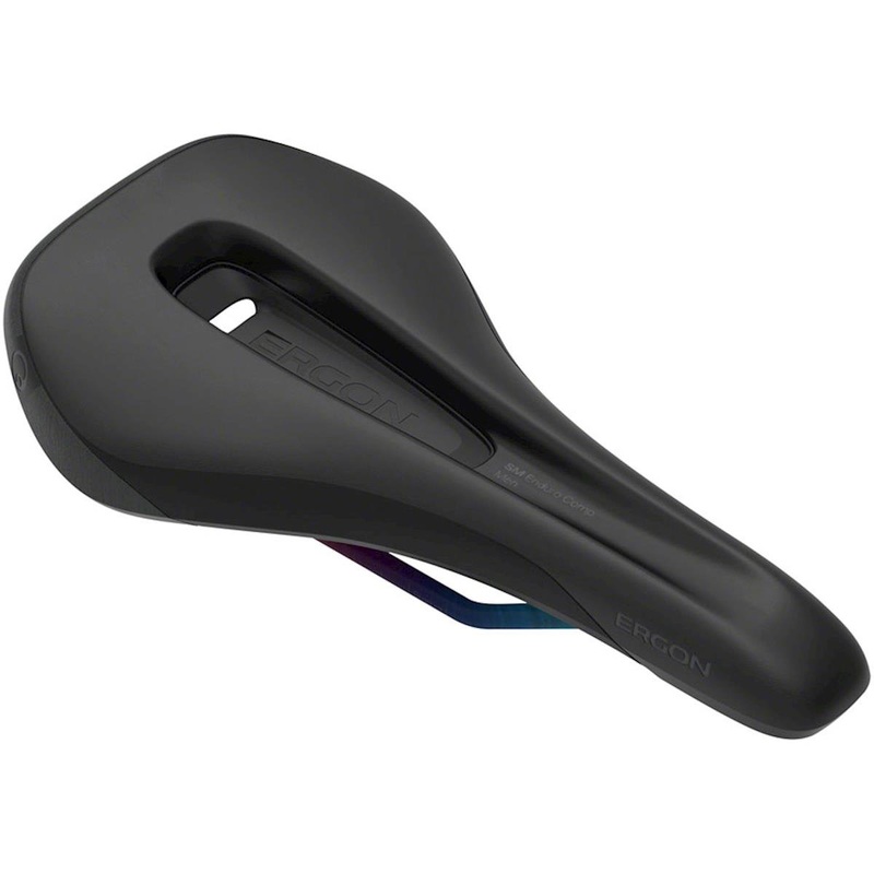 Ergon SM Enduro Comp Saddle (Stealth/Oil Slick) (S/M) 