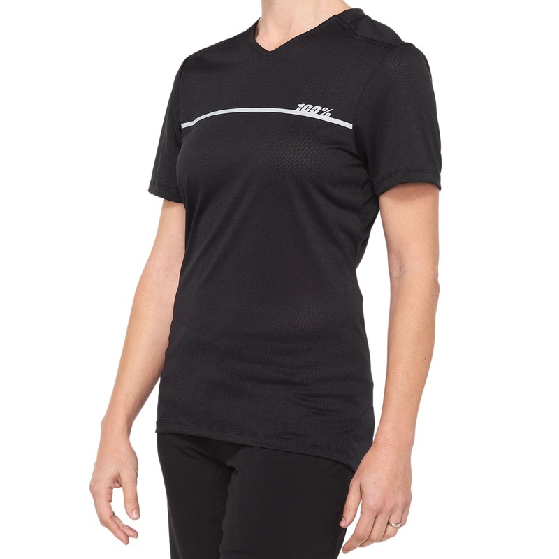 100% Ridecamp Women's Jersey Black / Grey