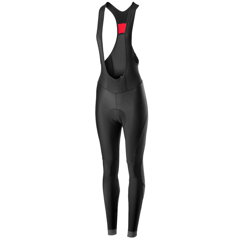 Calzamaglia con bretelle donna Castelli Velocissima - Nero