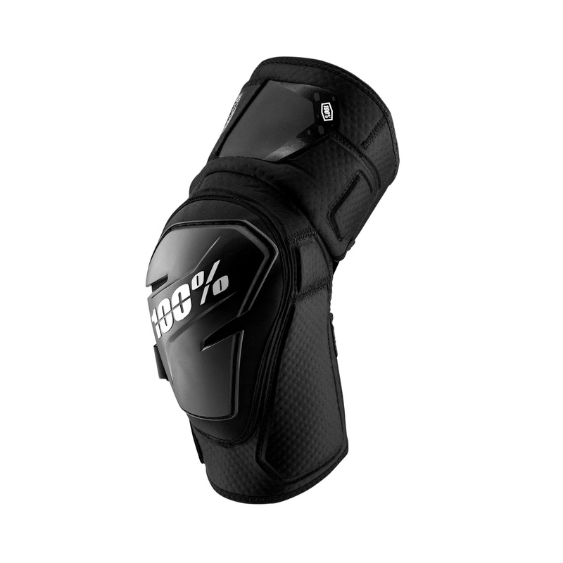 100% Fortis Knee Guard L/XL|Black|Grey / Black