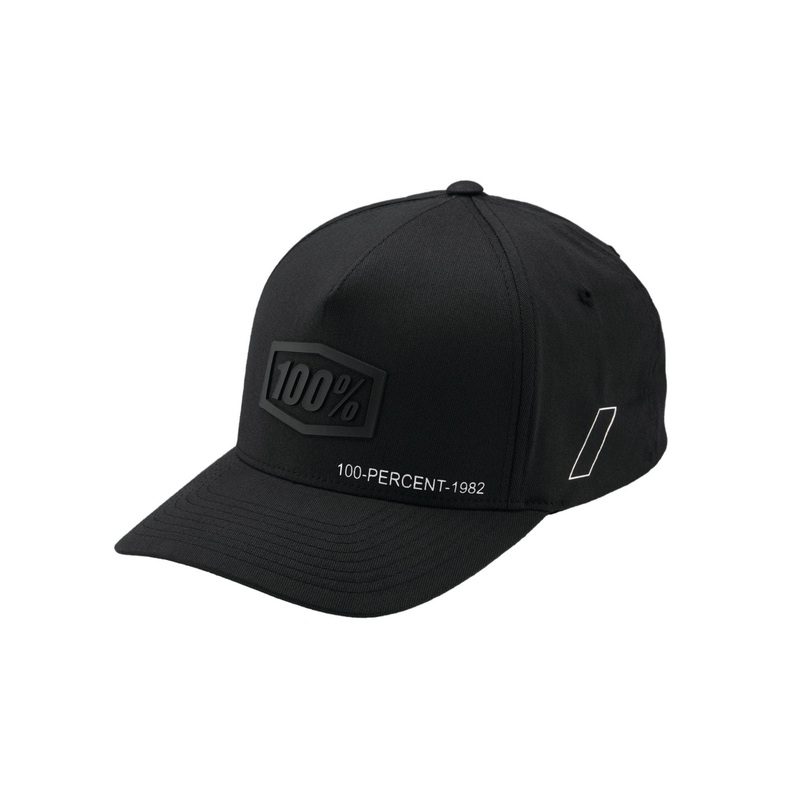 100% SHADOW Flexfit X-Fit Cap Black