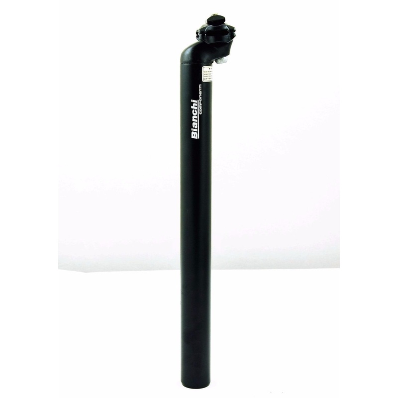 30.6mm BIANCHI COMPONENTI ALLOY SEAT POST-SADDLE STEM 350mm LONG MICRO ADJUST N