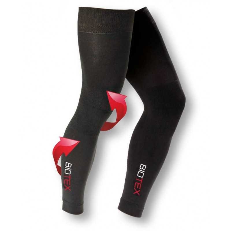 Gambali Biotex compressione graduata - Nero