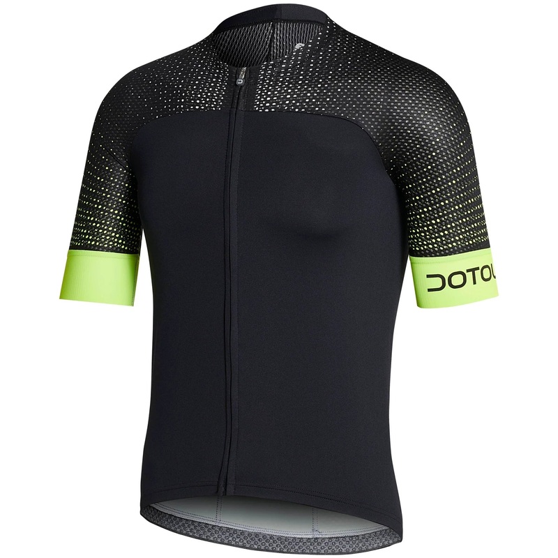 Maglia Dotout Hybrid  - nero-giallo fluo
