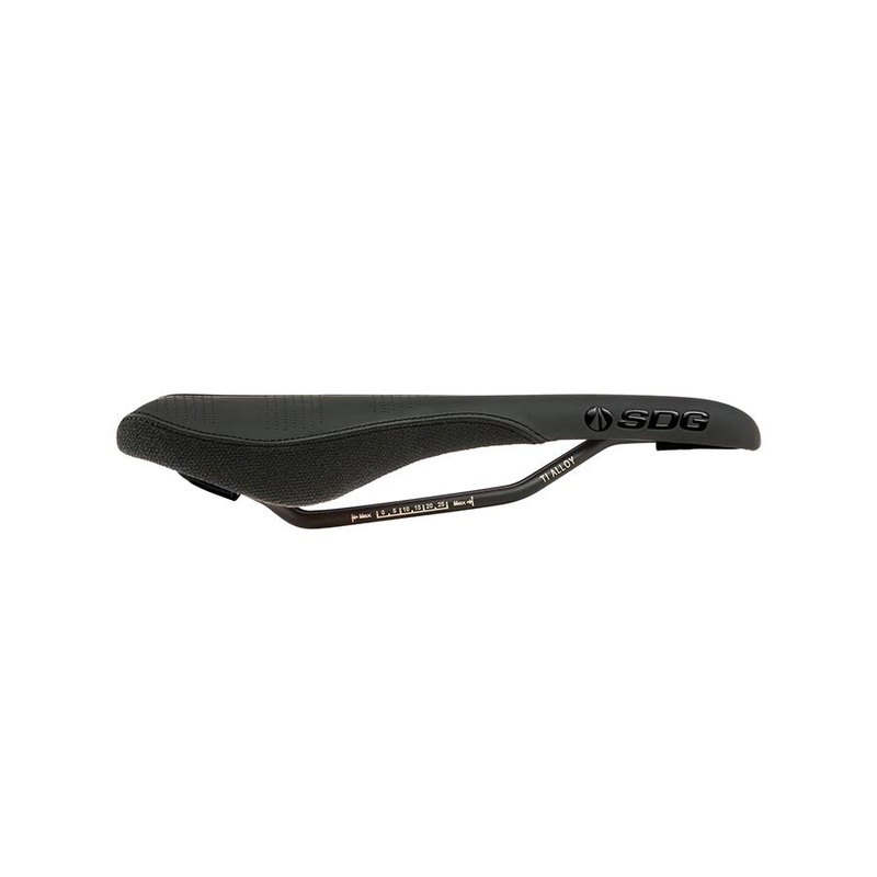 SDG Radar Mtn Saddle Ti-Alloy Rails - Black