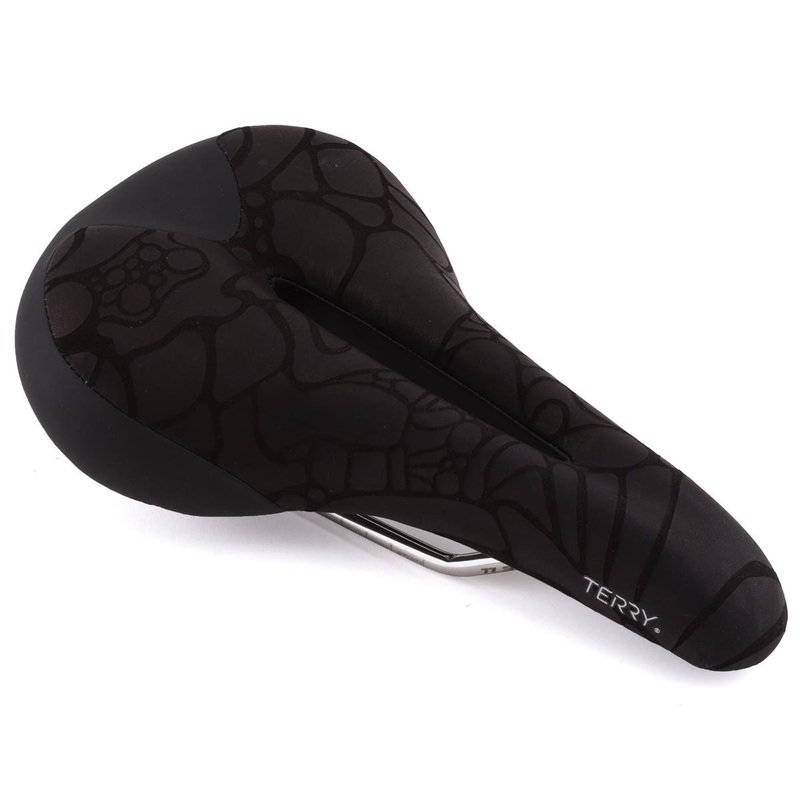 Terry Women's Butterfly Ti Saddle (Black) (Titanium Rails) (155mm) 