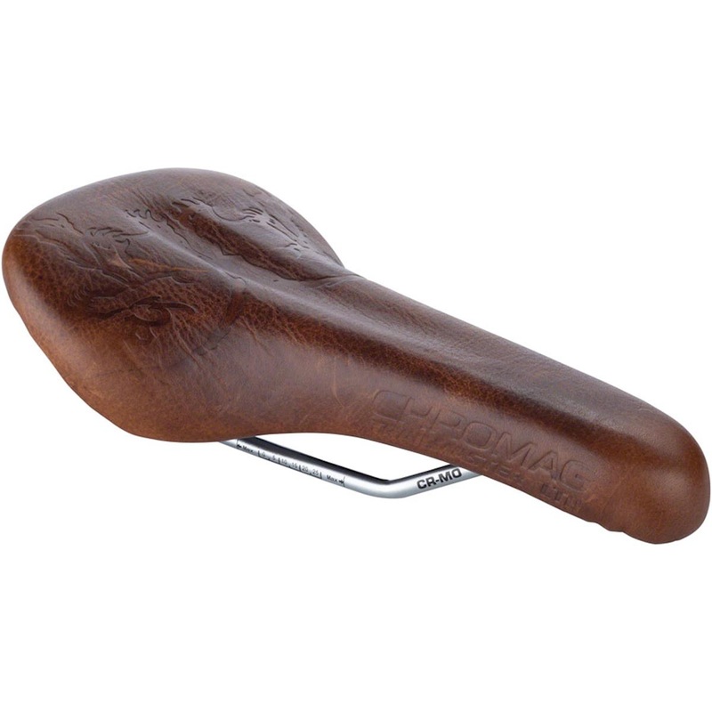 Chromag Trailmaster LTD Saddle (Oak) (Chromoly Rails) (140mm) 