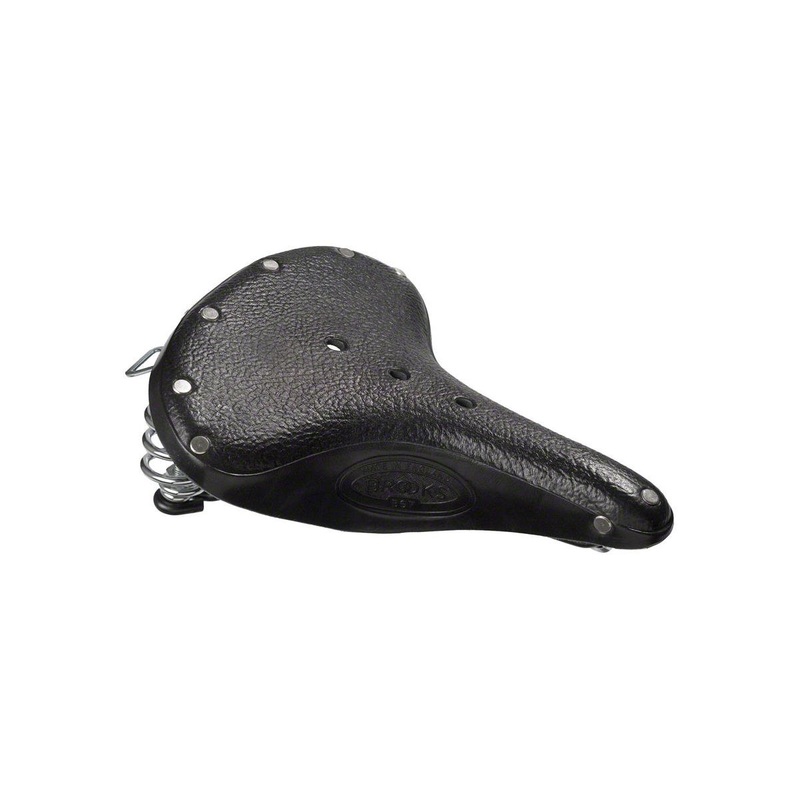Brooks B67 Men's Saddle (Black) (Black Steel Rails) (210mm) 