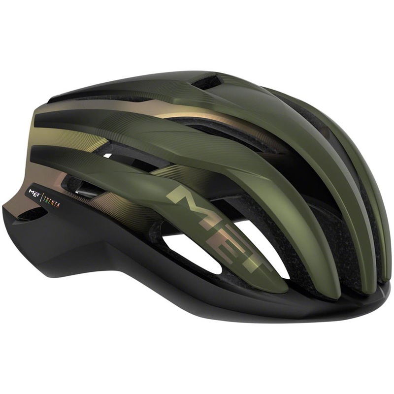 Met Trenta MIPS Road Helmet (Matte Olive Iridescent) (M) 