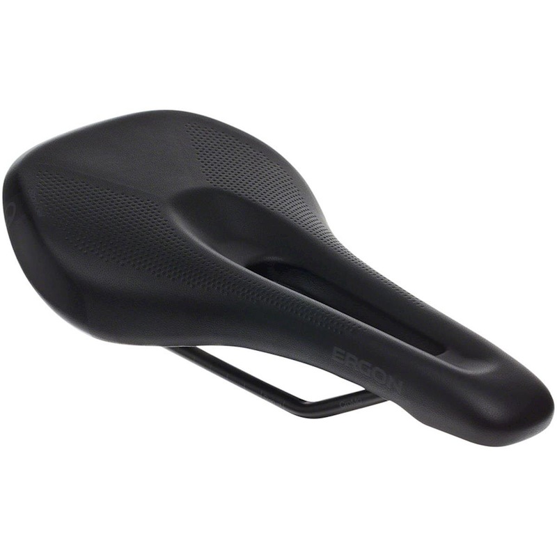 Ergon SM Sport Gel Women's Saddle (Stealth) (Chromoly Rails) (S/M) 