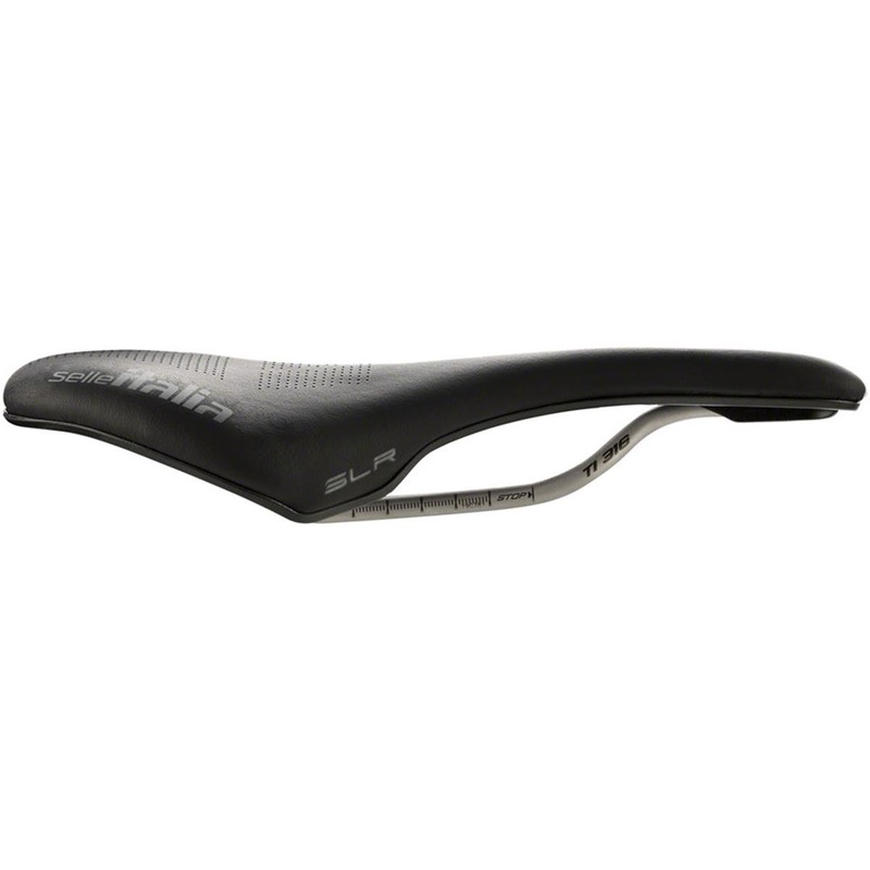 Selle Italia SLR Boost Endurance TI 316 Superflow Saddle (Black) (S3) (130mm) 
