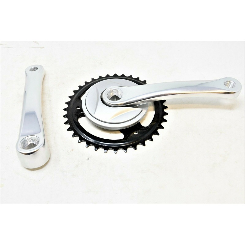 36 Teeth Chainwheel Crank Set Short Arm 152mm Alloy 1/8 Single Speed Crankset