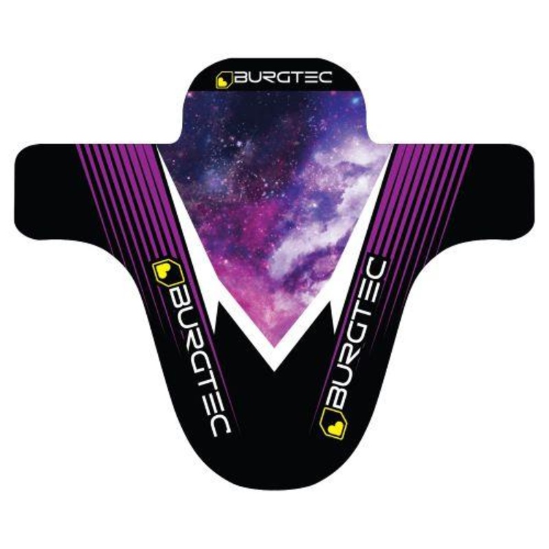Burgtec Moto Front Mudguard|Black / Grey Decal|Black / Red Decal|Black / Blue Decal|Black / Yellow Decal|Black / White Decal|Black / Wood Decal|Black / Purple Decal|Black / Brown Decal|Nebula Decal|Black / Orange Decal|Black / Mint Decal|Rasta Decal|Black