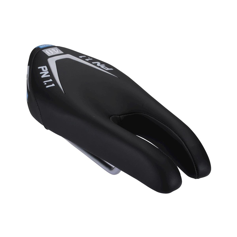 ISM PN 1.1 Saddle (Black) (Steel Rails) (110mm) 