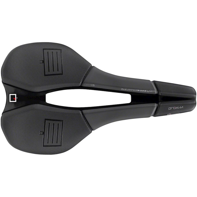 Prologo Proxim W650 Performance E-Bike Saddle (Black) (Tirox Rails) (145mm) 