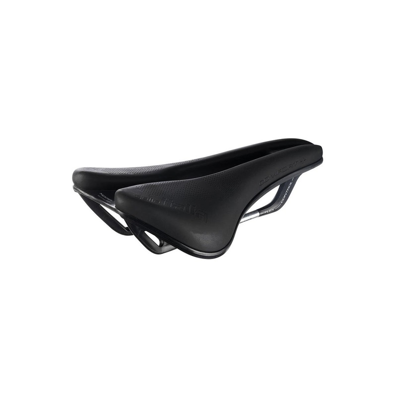 Selle Italia Model X Comfort Plus Saddle (Black) (Steel Rails) (L3) (145mm) 