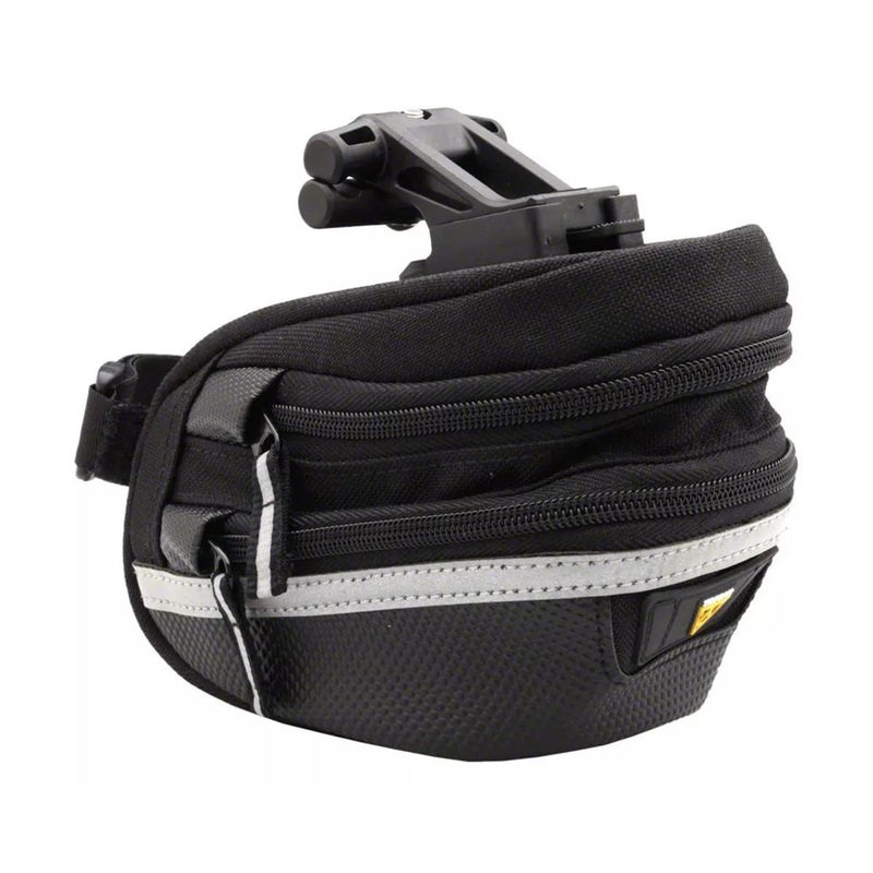 Topeak Survival Wedge Pack II Seat Bag w/ Tool Kit & Mount (Black) 