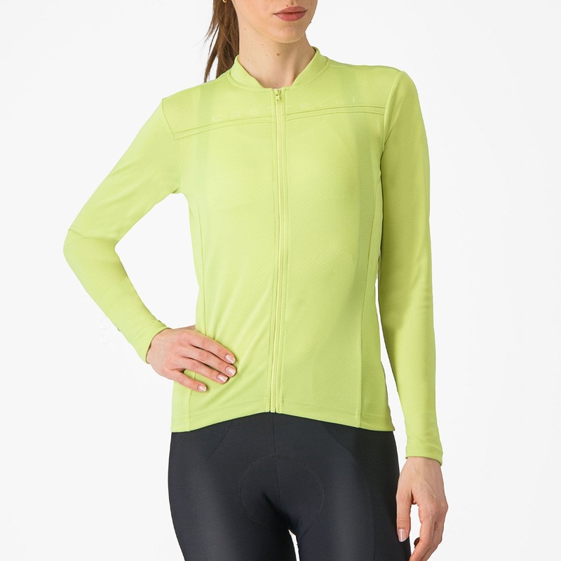 Maglia maniche lunghe donna Castelli Anima 4 - Giallo