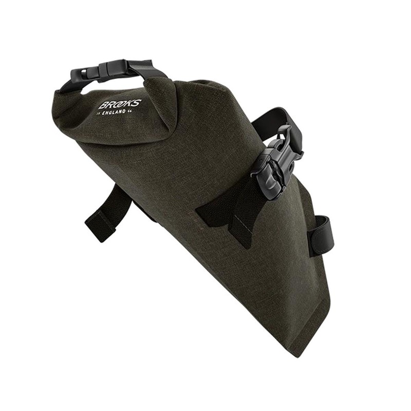 Brooks Scape Saddle Roll Bag (Mud) (1L) 