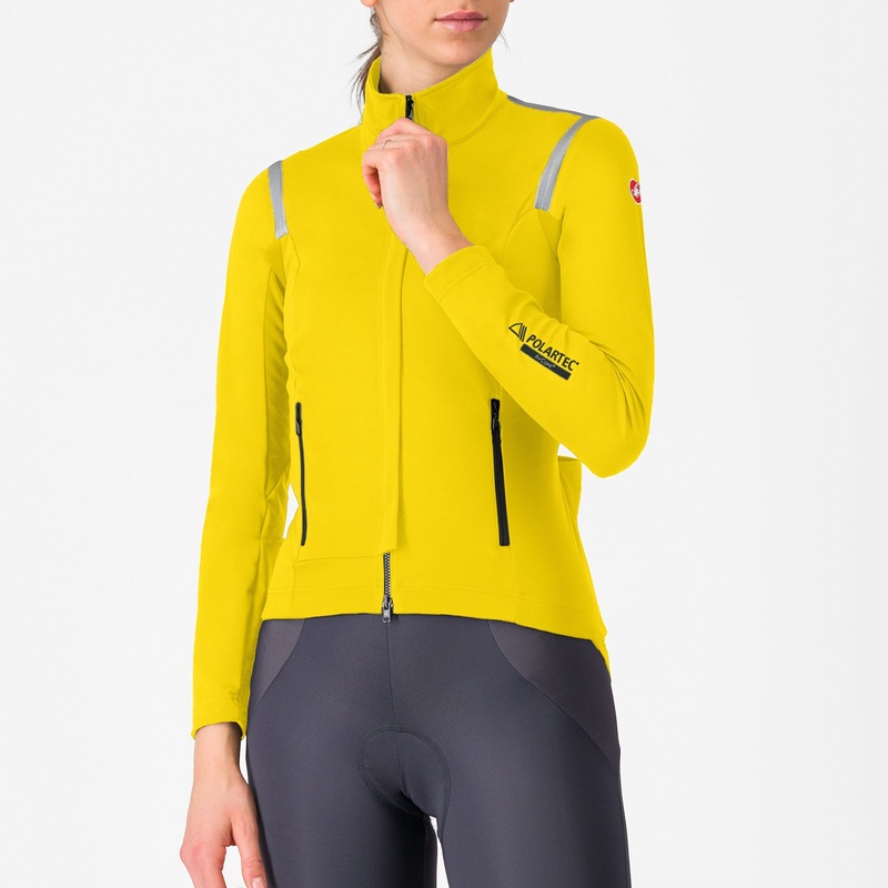 Giacca donna Castelli Perfetto RoS 3 - Giallo