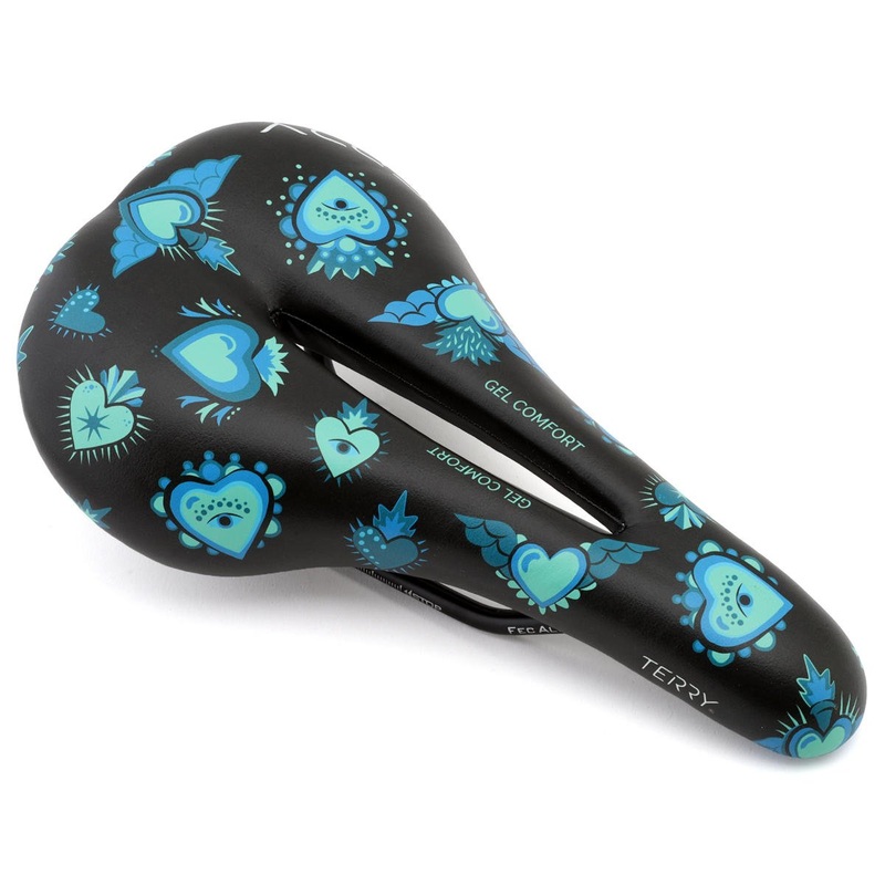 Terry Women's Topo Gel Saddle (Milagro Noche) (FeC Alloy Rails) (150mm) 