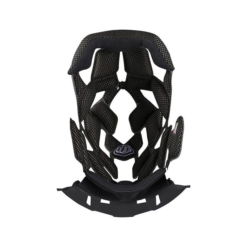 Troy Lee Designs D4 Helmet Headliner (Black) (L) 