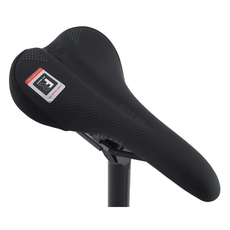 WTB Rocket Saddle (Black) (Titanium Rails) (Medium) (142mm) 