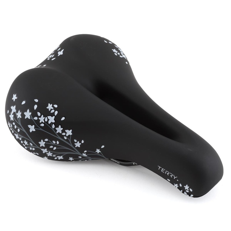 Terry Women's Cite X Gel Saddle (Black/Starstruck) (Steel Rails) (175mm) 