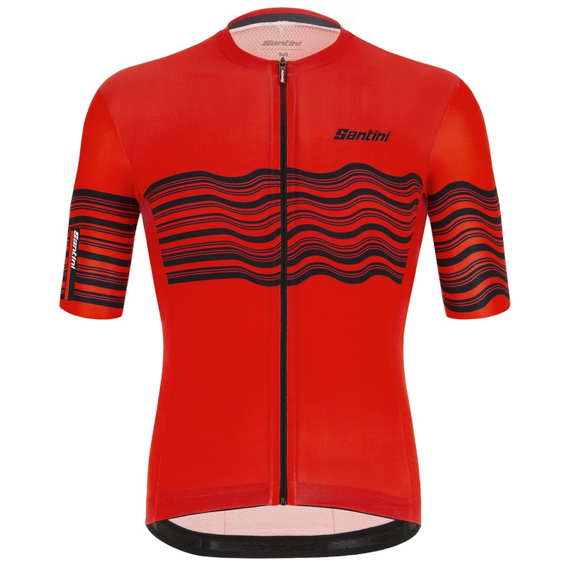 Maglia Santini Tono Profilo - Rosso
