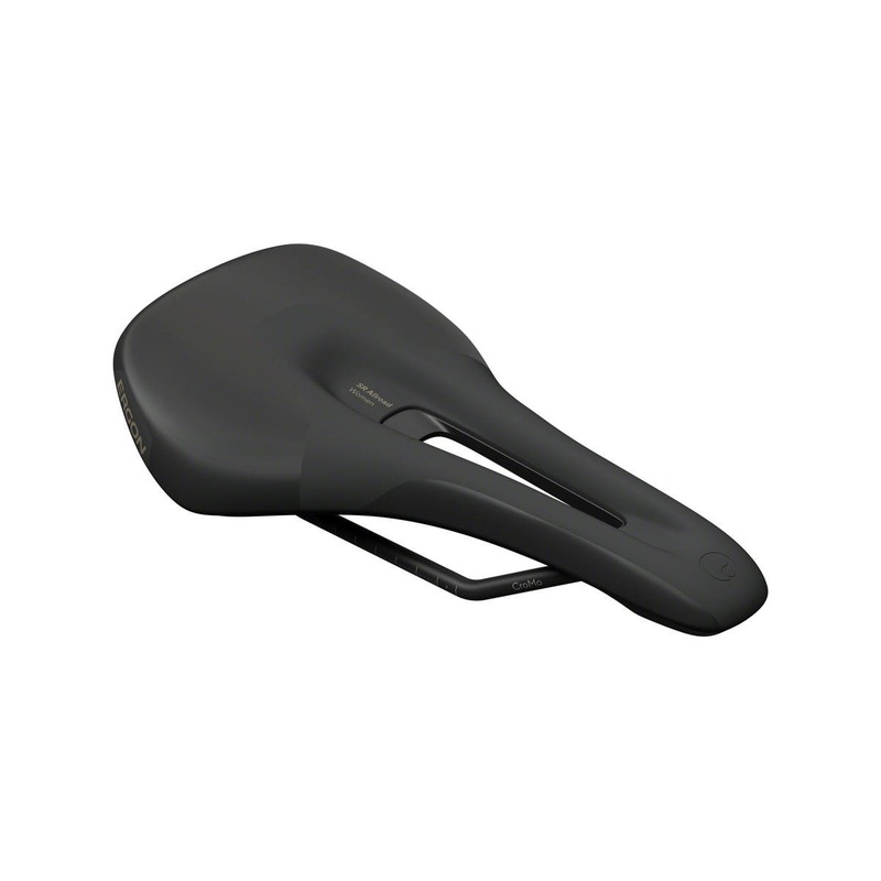 Ergon Women's SR Allroad Saddle (Black) (Chromoly Rails) (S/M) 