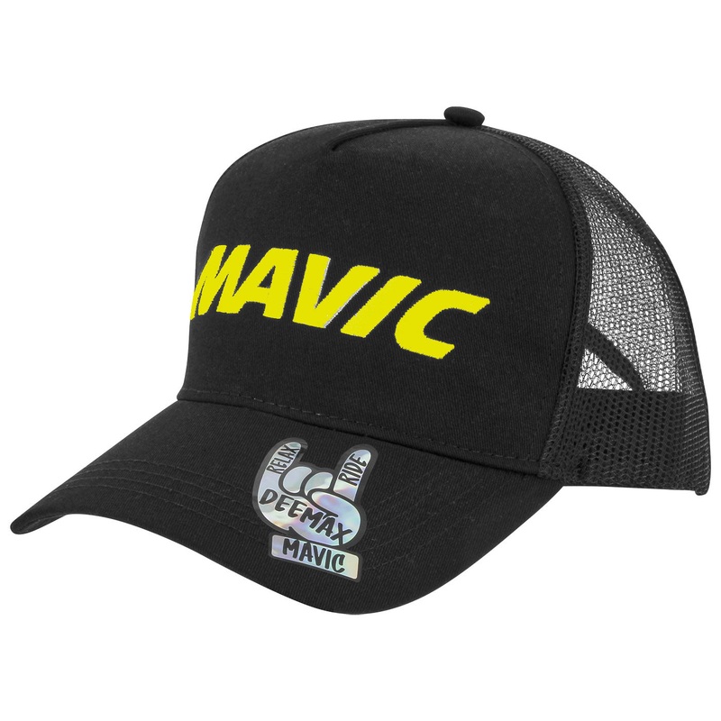 Cappellino Mavic Trucker - Nero giallo