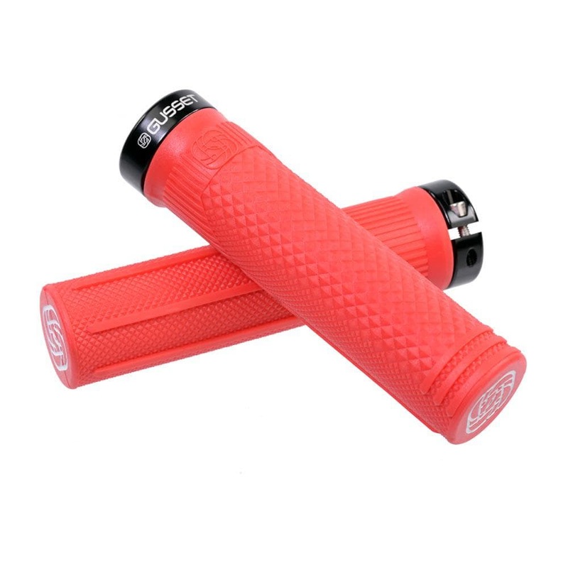 Gusset Grips S2 Clamp-On Extra Soft 133mm Grips Red