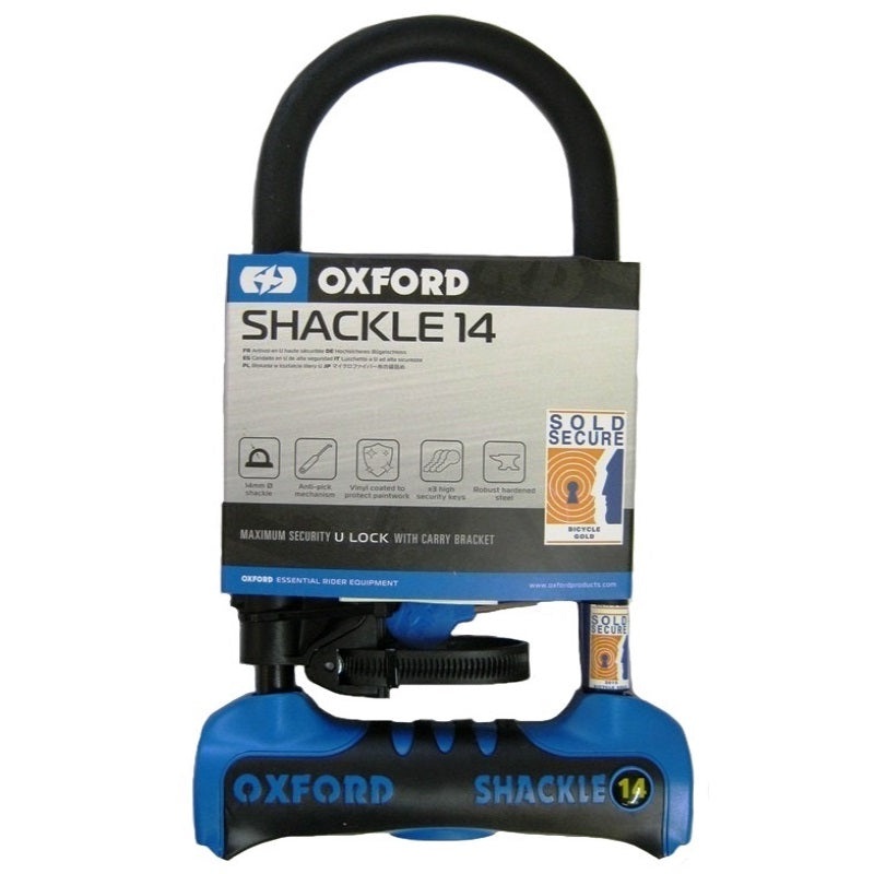 Oxford Shackle 14 D-Lock|D-LOCK OXFORD SHACKLE14 PRO 320MM X 177MM LK322 (EA)