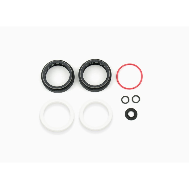 Rockshox Fork Dust Wiper Upgrade Kit - 38Mm Black Flangeless Ultra-Low Friction Skf Seals (Includes Dust Wipers, 6Mm Foam Rings) - Zeb A1+ (2021+)/Domain B1+ (2022+)/Boxxer D1+(2024+):