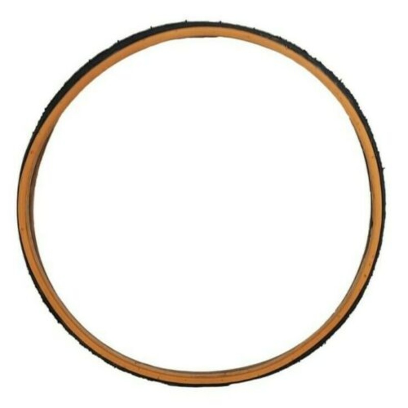 27 x 1 (25 x 630) Narrow Road Bike Tyre Gum Wall Semi Slick Tread Pattern New