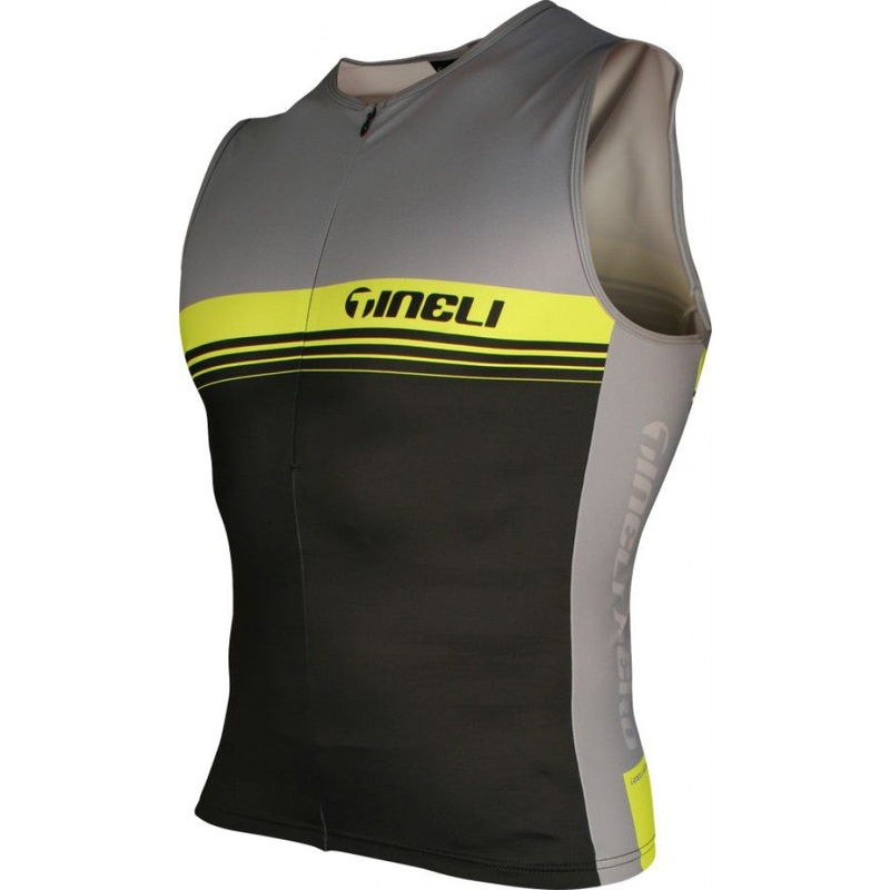 Yellow Tri Top Men's|XS|S|M|L|XL