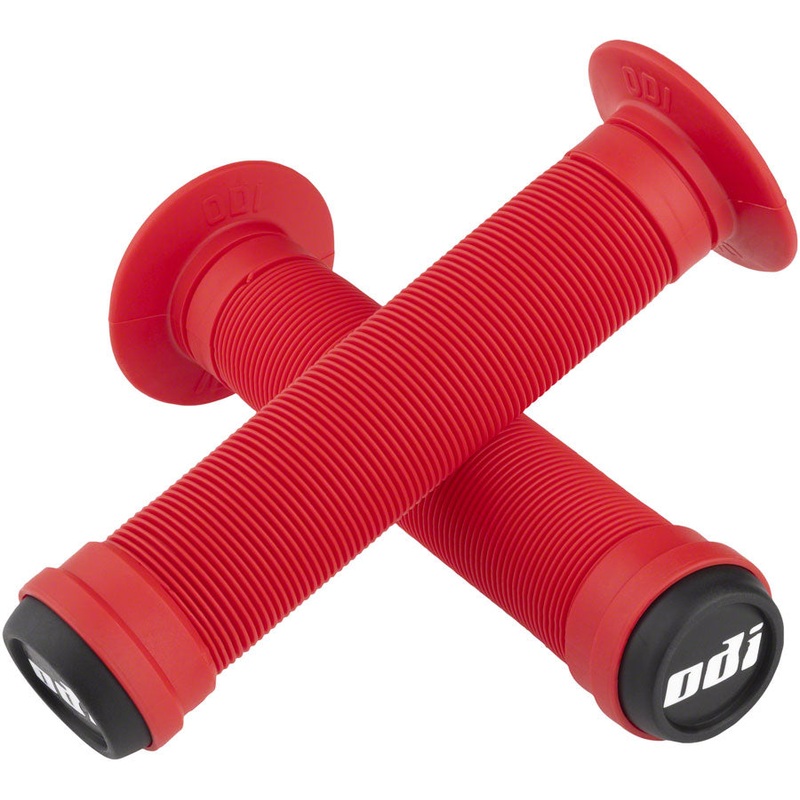 ODI Longneck ST Grips - Red Flange