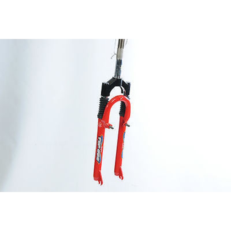 1 1-8  28.6 STEERER 155mm TOP GUN SUSPENSION FORK 26 ATB MTB BIKE RED