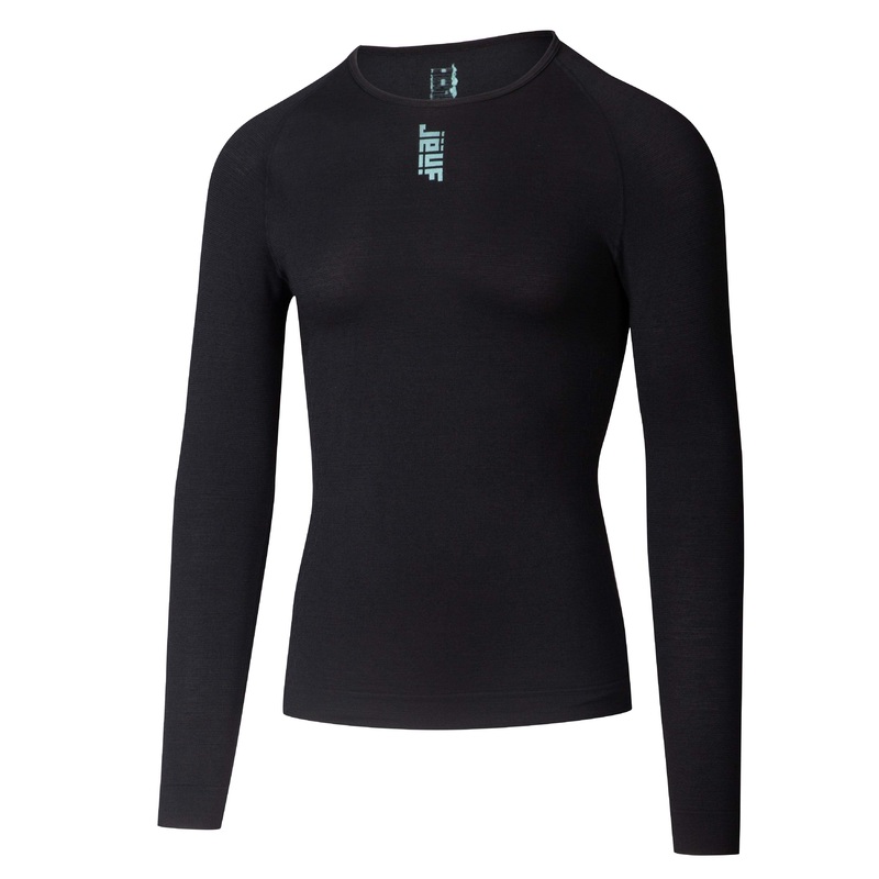 Maglia intima Juf Pro Thermal Merino manica lunga - Nero