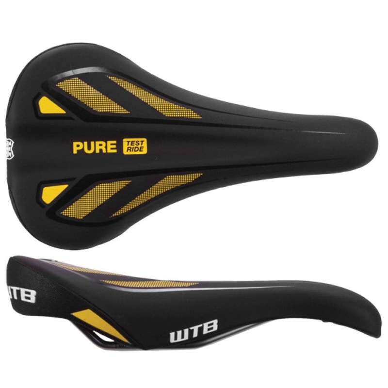 WTB Pure V Black & Yellow Test Ride MTB Saddle