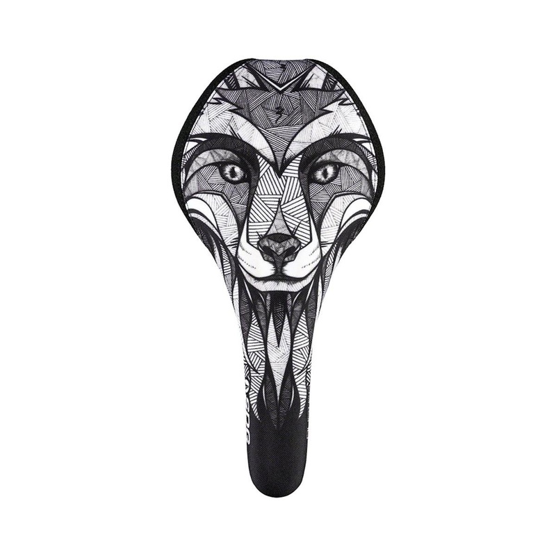SDG Chepi Duster P MTN Saddle (Black/White Fox) (Titanium Rails) (140mm) 