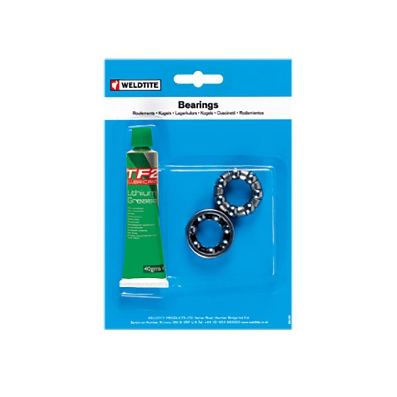 Weldtite 5/32 Headset Cages & Grease:  5/32