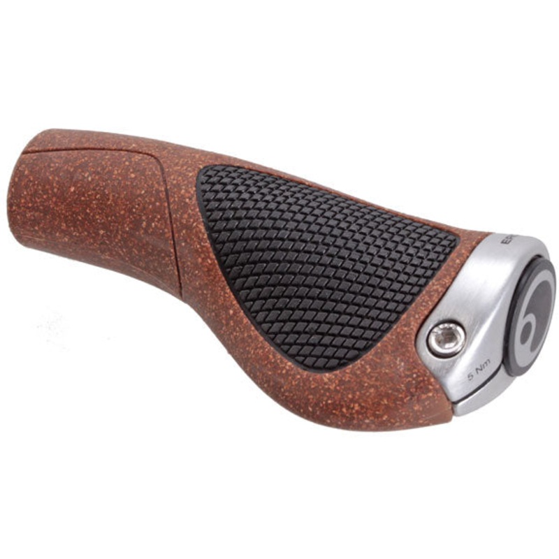 Ergon GP1 BioKork Grips - Lock-On Small Black/Tan