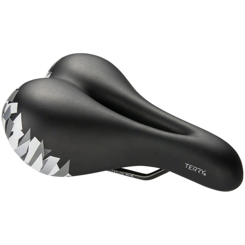 Terry Women's Cite X Saddle (Black/Skyline) (Steel Rails) (175mm) 