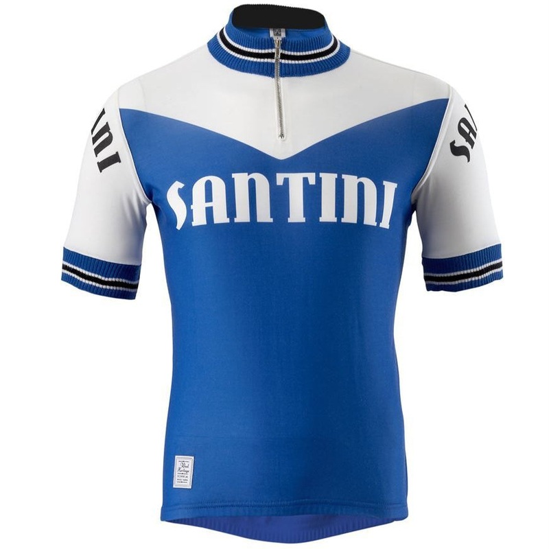 Maglia Santini Wool Heritage - Azzurro