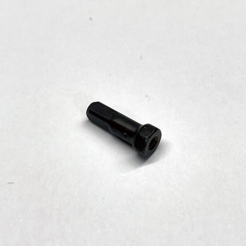 ZIPP SPOKE NIPPLES EXTERNAL HEXAGONAL SECURE LOCK BRASS BLACK 14MM