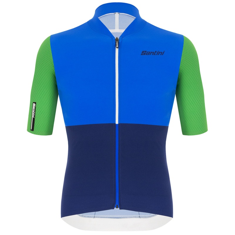 Maglia Santini Redux Istinto - Blu verde