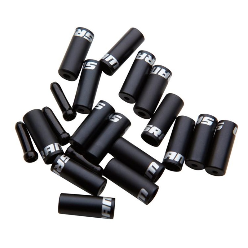 SRAM Ferrule Kits - Aluminium|SRAM Ferrule Kit, Aluminum Black - Includes Shift 4.0mm - 10 Pieces, Brake 5.0mm - 6 Pieces, Cable Tip - 4 Pieces|SRAM Ferrule Kit, Aluminum Red - Includes Shift 4.0mm - 10 Pieces, Brake 5.0mm - 6 Pieces, Cable Tip - 4 Pieces